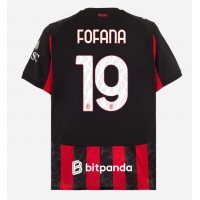 Stroje piłkarskie AC Milan Youssouf Fofana #19 Koszulka Podstawowej 2025-26 Krótki Rękaw